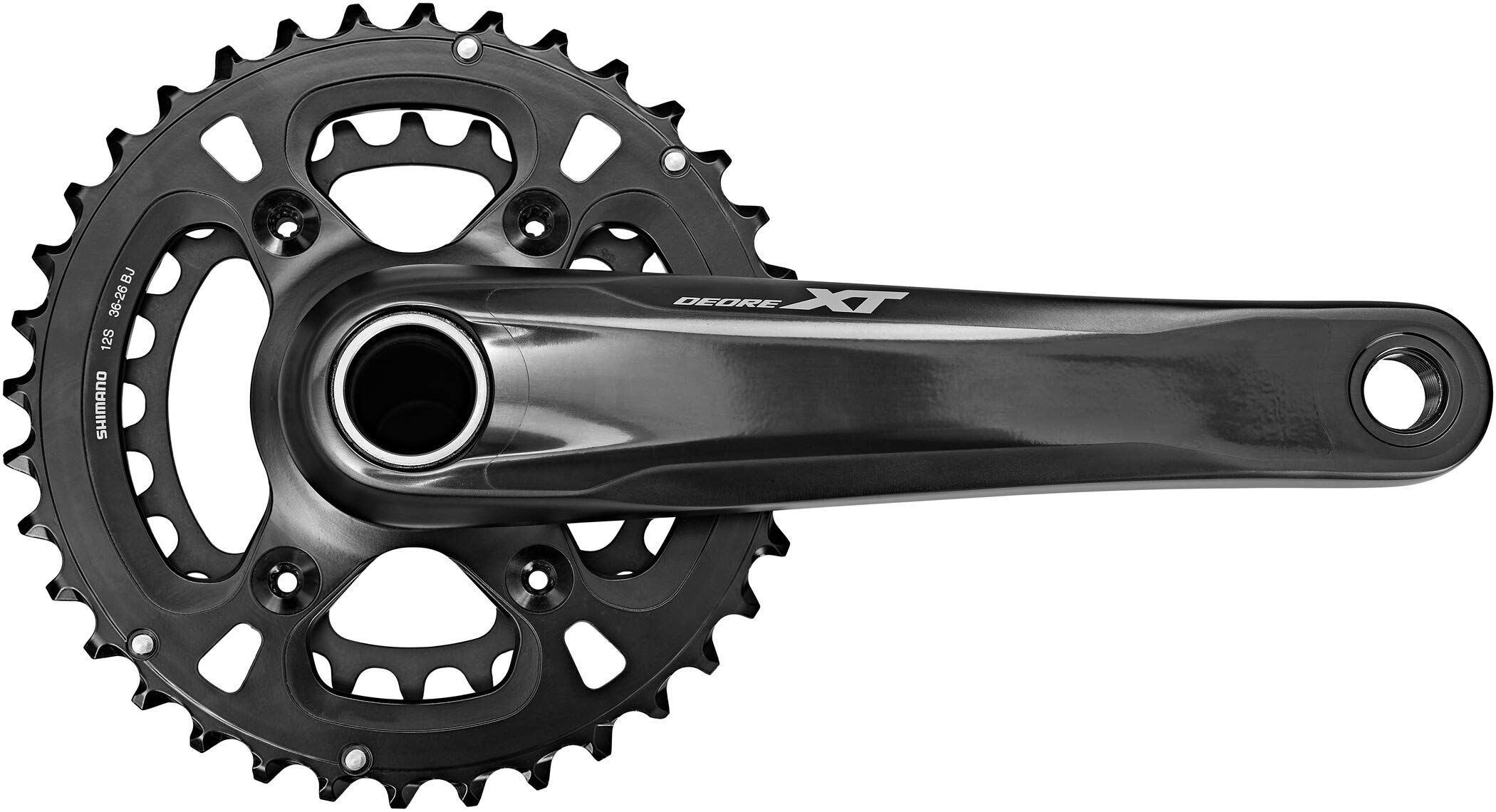 Shimano Deore XT FC-M8100 XT chainset, double 36/26, 12-speed, 48.8 mm chainline, 170 mm