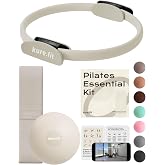 Pilates Kit | Pilates Equipment Set for Home Workouts | Accessories &amp; Guide | Matching-color Pilates ball, Pilates ring, resistance bands, Pilates accessories, video tutorials &amp; gift box for home use.
