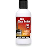 MEECO'S RED DEVIL 401 Black Liquid Stove Polish - Non-toxic Water-Based Combination of Wax &amp; Black Pigment (8 fl oz) - Made in the USA