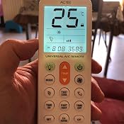 Vhbw Telecomando Universale Per Climatizzatori ADC - Sostituisce K-1028E - Con Display LCD E Funzioni Fast Cool/Fast Heat - 2