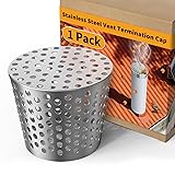 LBG Products PVC Vent Termination Cap, 4.33 Inch