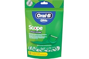 Oral-B Glide Complete with Scope Outlast Mint Flavour Floss Picks, 150 Count