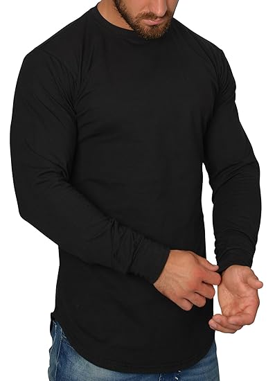 QULAXITY XVI Herren Longsleeve Oversize Basic