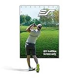 Elite Screens GolfSim DIY, 10'x8' Impact Screen for