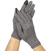 Vive Compression Arthritis Gloves - Comfortable Fit for Men and Women - Full Finger for Rheumatoid, Osteoarthritis