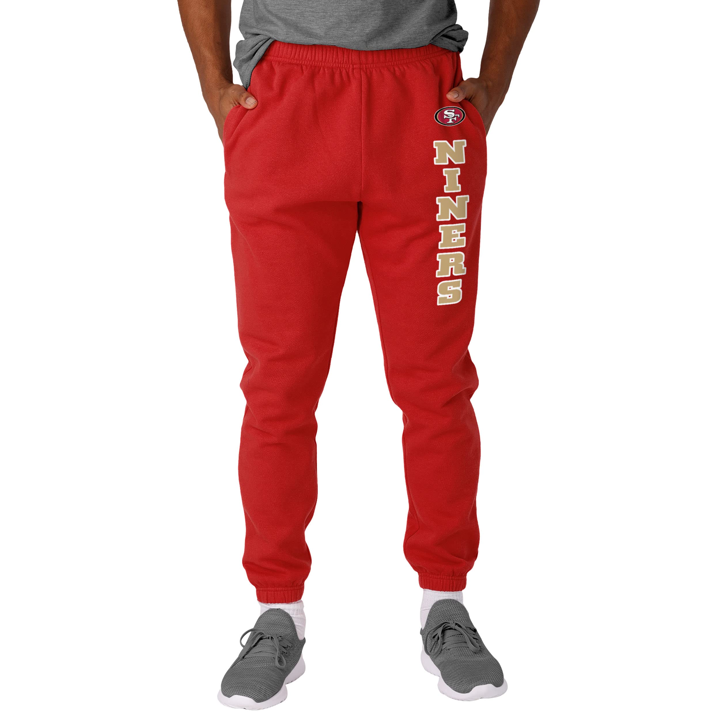 San Francisco 49ers NFL Mens Team Color Sweatpants Image