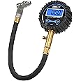 Digital Tire Pressure Gauge 200 PSI - Accurate Air Pressure Gauge for Tires with Easy-to-Read Numbers & 45° Angle Chuck