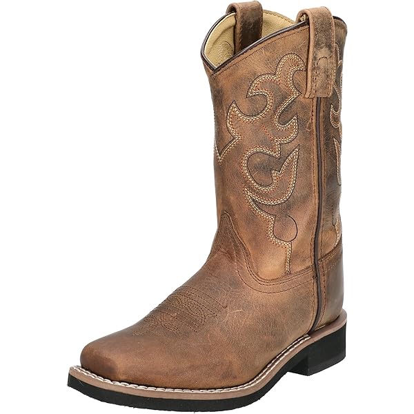 Amazon.com | Old West Boys' Canyon Cowboy Boot Snip Toe Tan 10 D(M