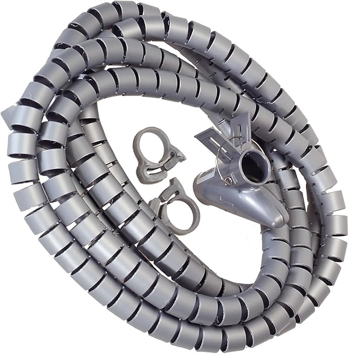 Flexible Snake Cable Spiral Hose Cable Tidy/Cable Ties with Pulling Aid