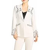 Cinq à Sept Womens Soutache Embellished Cheyenne Blazer