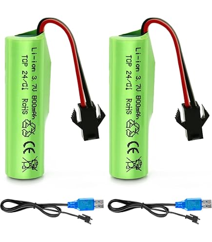 Sea Jump 3PCS 3.7V 1000mAh Li-ion Battery With USB Charging Cable For TB202 TB201 TM201 TM202 TC141 DE35 DE38 DE40 DE50 DE84 S767 SL-356A 1220A RC Stunt Car RC Toy Car