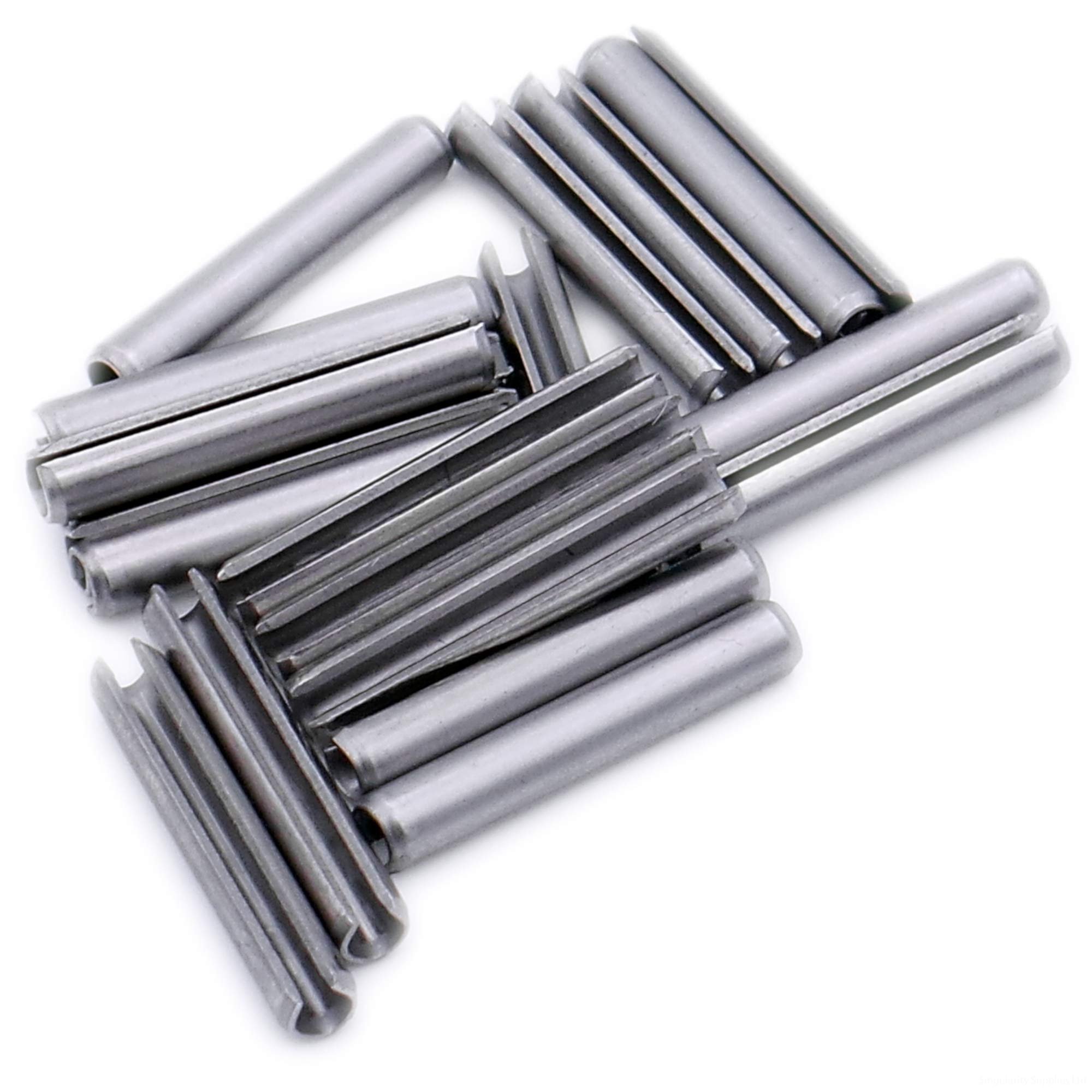 D2 (2mm x 20mm) Slotted Spring Pin (Heavy) - Stainless Steel (A1) (Pack of 20)