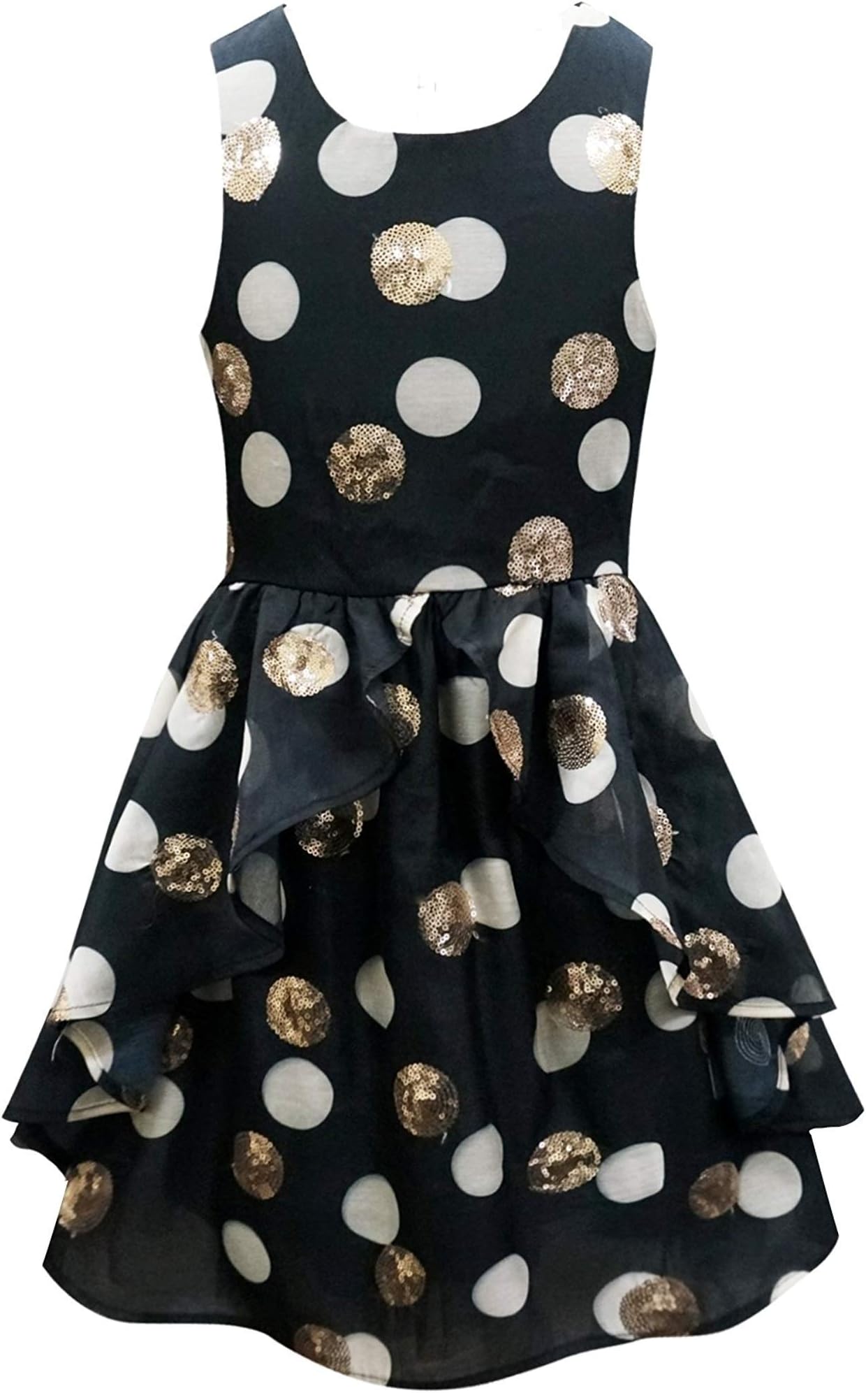 Big Girls Tween Faux Leather Party Dress