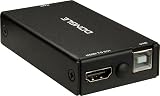 Inter-Tech KT-150D KVM Dongle RJ45 to DVI Converter Adapter view 2