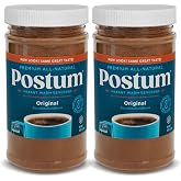 Postum Coffee Substitute Original, Caffeine Free, 2 x 8 oz | Caffeine-free coffee substitute made with roasted wheat bran and molasses in a convenient 2 x 8 oz pack.
