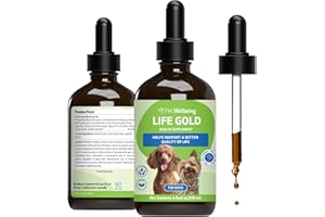 Pet Wellbeing Life Gold for Dogs - Supports Detoxification & Immune System Health with Astragalus & Sheep Sorrel - NASC Certified & Vet-Formulated - 4 oz Liquid Formula