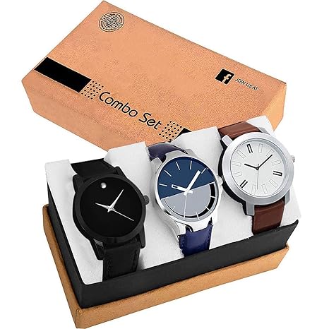 New ANALONG Combo Watches for Men Pack of 3