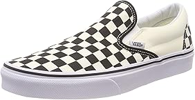 vans slip on checkerboard gray