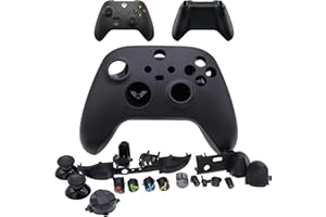 DEAL4GＯ Deal4GO FULL Housing Shell kit w/Trigger Buttons Thumbsticks Bumper D-pad replacement for Xbox Series X|S Controller - Black, M1140515