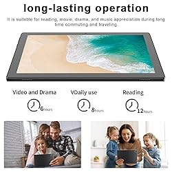 HOTTABLET 10" Android 15 Tablet, 12(4+8Expand) GB