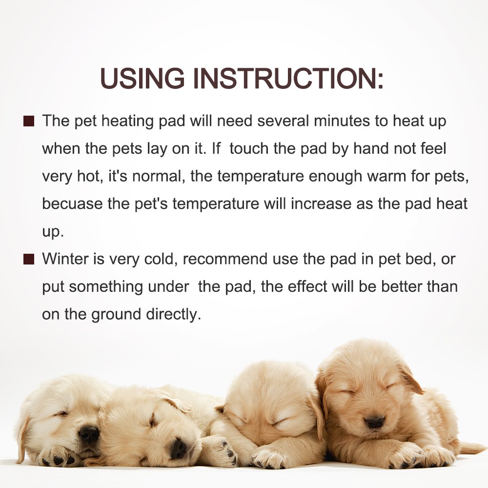 pressure activated heating pad for pets