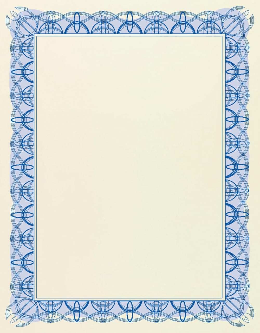 Computer Craft A4 Certificate Papers with Foil Seals, 90gsm, Blue [Pack of 30]