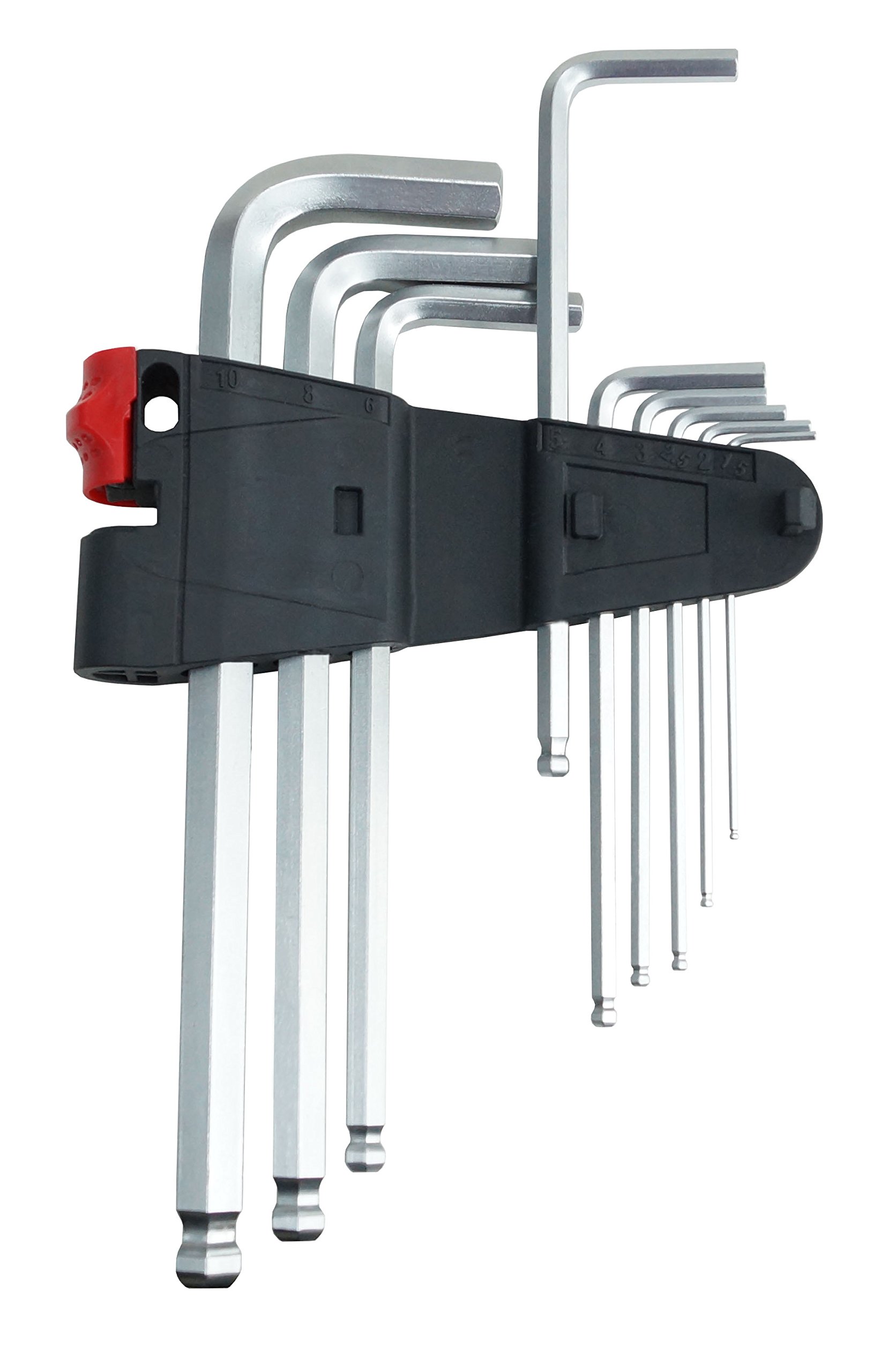 CON:P B20781 Allen Key Set Hexagonal Long, Set of 9 Pieces