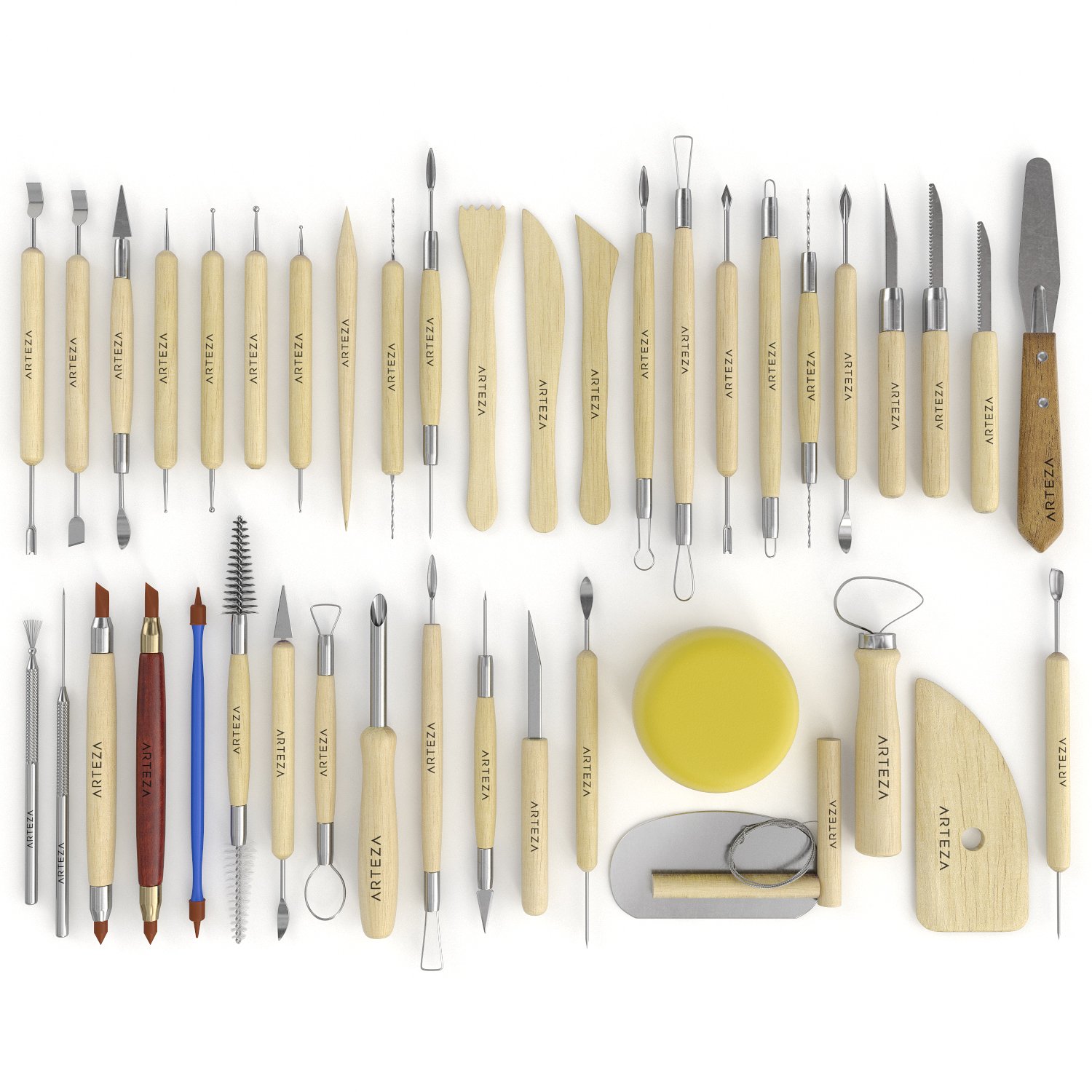 Arteza Pottery & Clay Sculpting Tools (Set of 42) Buy Online in UAE