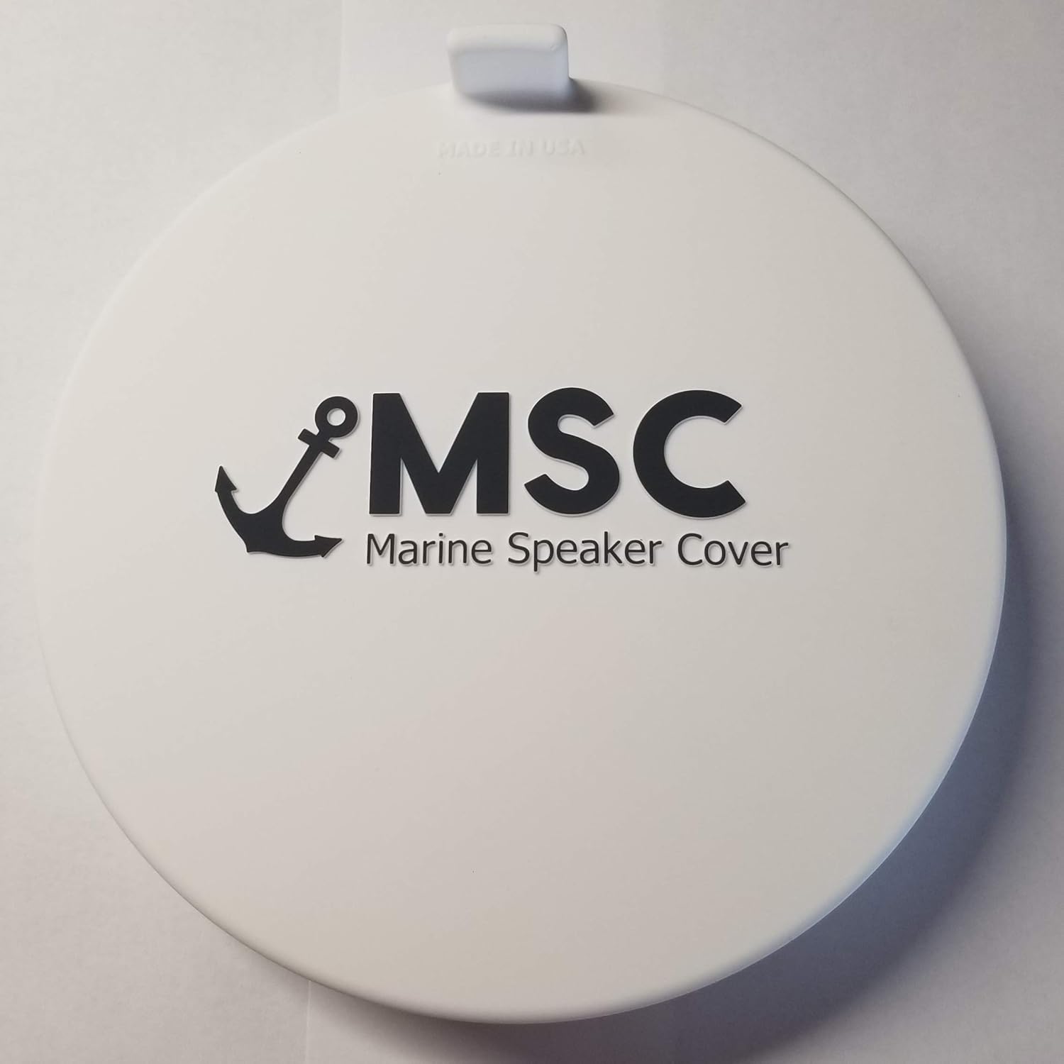 Marine Speaker Covers 6.5 inch Black Logo