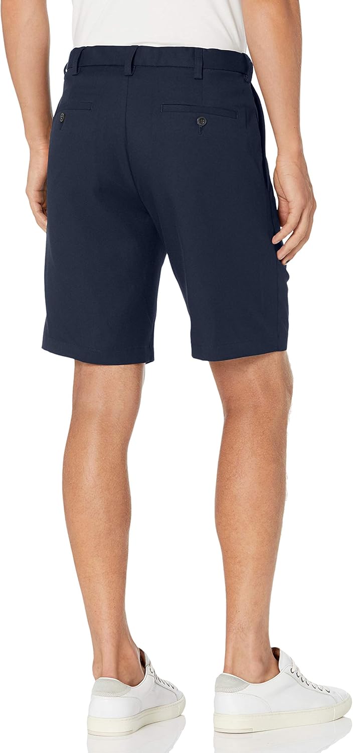 Haggar Men's Cool 18 Pro Pleat Front 4-Way Stretch Expandable Waist Short- Regular and Big & Tall Sizes at  Men’s Clothing store