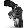 Genuine Leather Iwb Revolver Holster for S&W 357 Magnum 3" and 5 or 6 Shot Revolvers, 3" Barrel - Leather Concealed Carry Holster - Maxx Carry Holsters