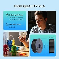 SUNLU Large Spool 3KG PLA Filament, 3D Printer