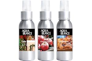 AQUA BLANCE Fragrant Room Spray, Cedar, Apples, Gingerbread, 3 x 3.4 fl oz, Air Fresheners Odor Eliminator for Home, Bathroom, Concentrated Room Spray
