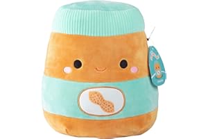 Squishmallows 10" Antoine The Peanut Butter - Officially Licensed Kellytoy Plush - Collectible Soft & Squishy Stuffed Animal Toy - Add to Your Squad - Gift for Kids, Girls & Boys - 10 Inch