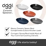 Oggi 5429.1 White Ceramic Spoon Rest - Compact & Dishwasher Safe view 7