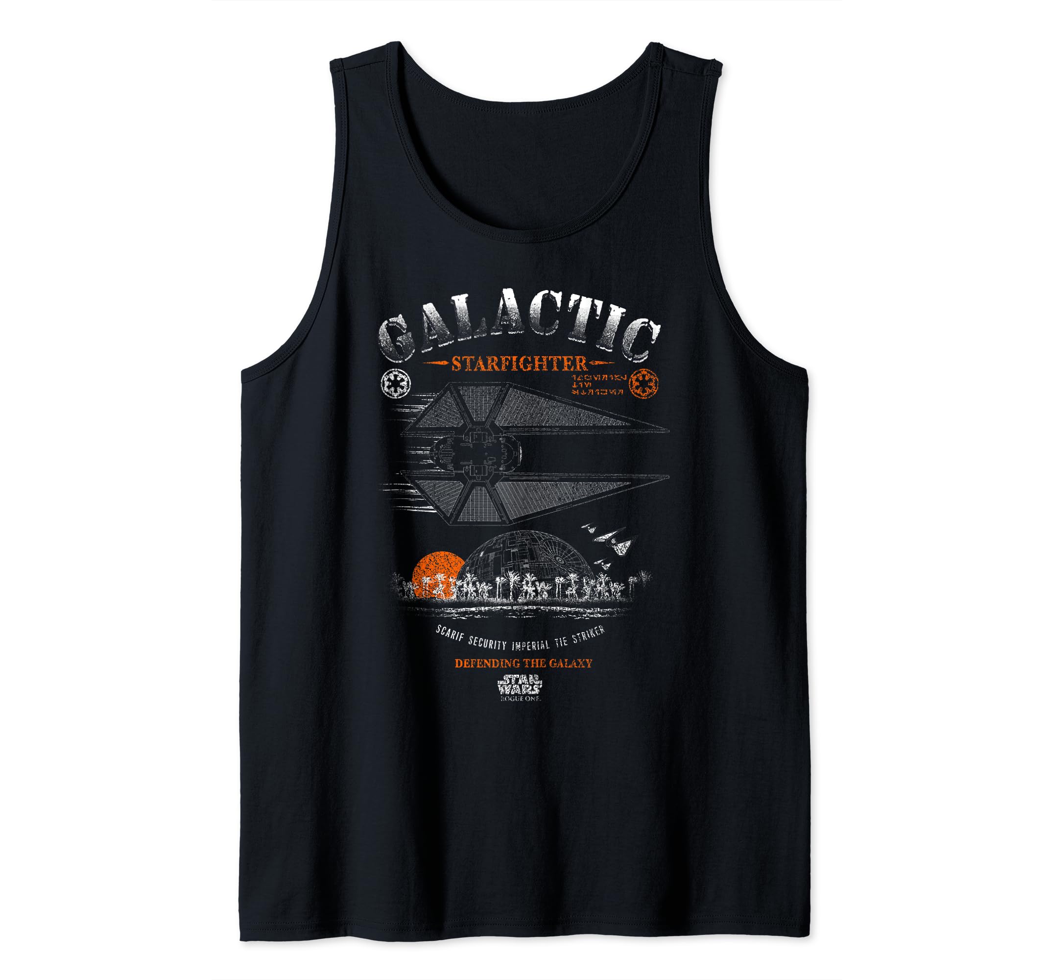Star Wars Rogue One Galactic Starfighter Death Star Tank Top