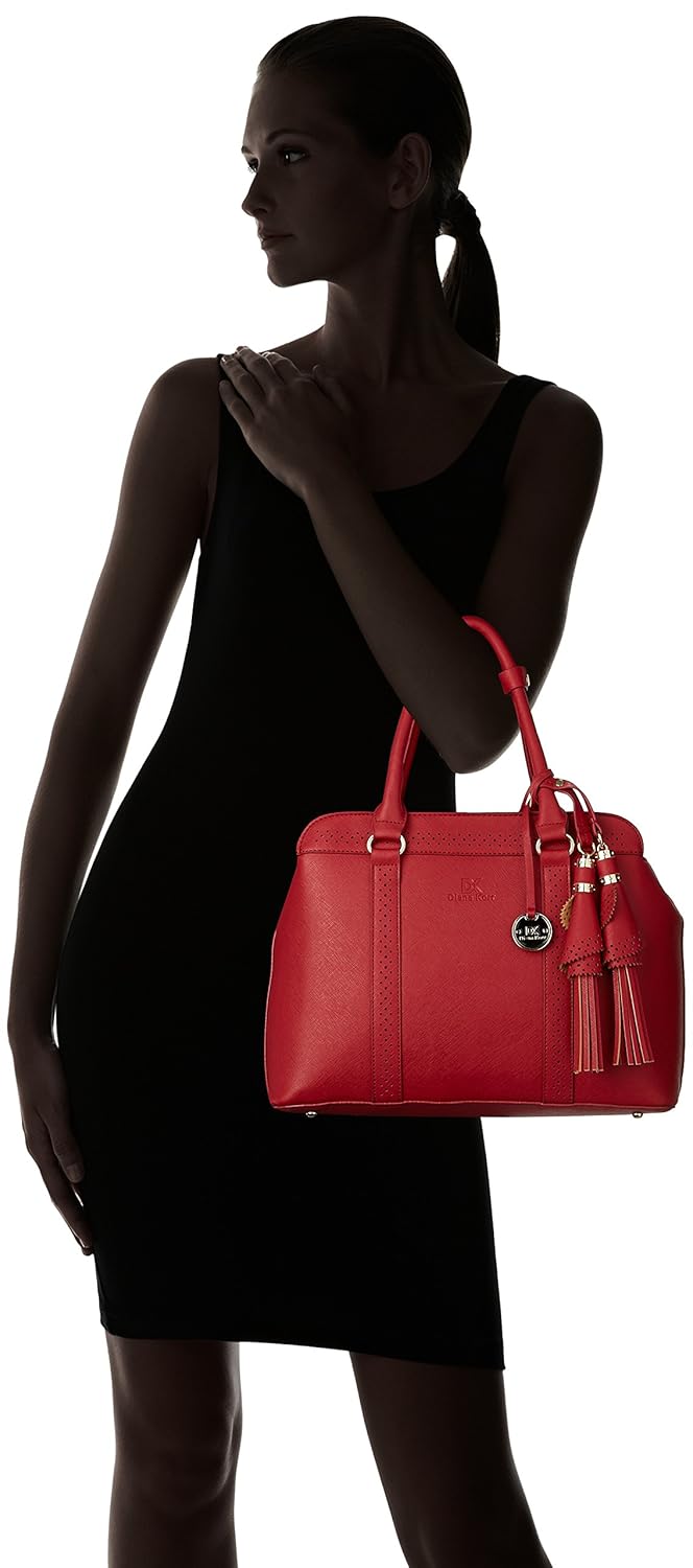 diana korr layla women's shoulder bag (red) (dk21red)