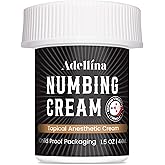 Adellina Numbing Cream Maximum Strength: Long Lasting Extra Relief with Arnica and Emu Oil 1.5oz/ 44ml