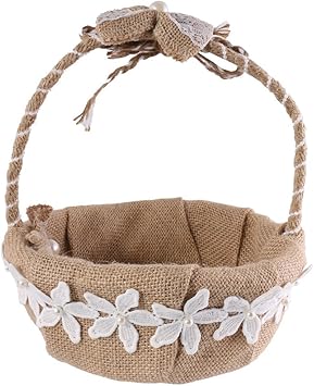 dog flower girl basket