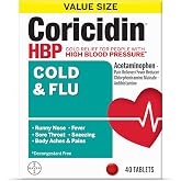 Coricidin HBP Tablets Cold &amp; Flu 40ct