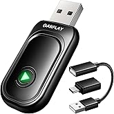 MuxeSKY Carplay Wireless Adapter, Converts Wired to Wireless Carplay Dongle for Wireless Control Plug & Play Carplay Fit for Cars from 2017 & for Apple iPhone iOS 10+ Black