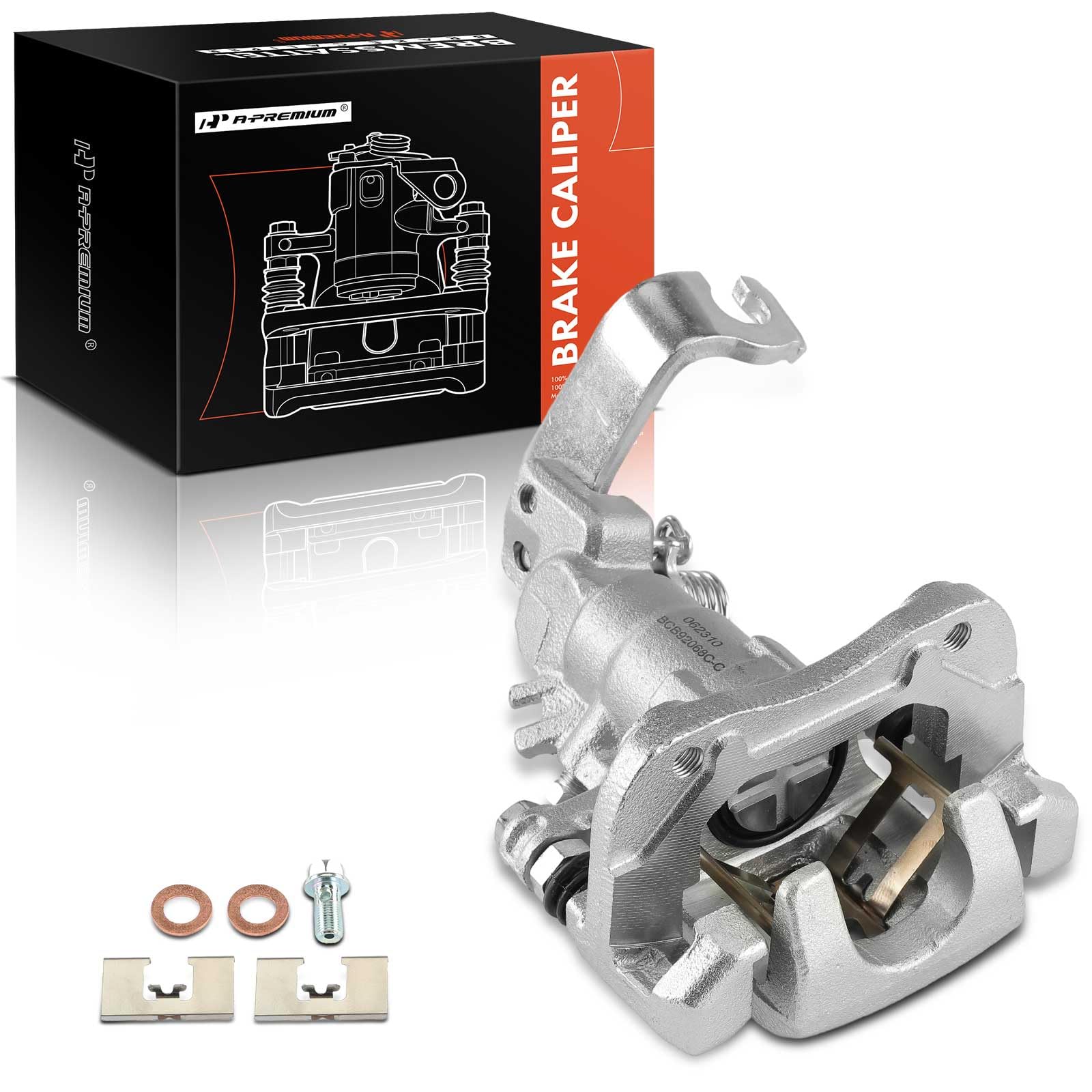 Photo 1 of **INCOMPLETE, USED** A-Premium Disc Brake Caliper Assembly with Bracket Compatible with Select Honda and Acura Models - Accord 1998-2007, TSX 2004-2008 - Rear Right Passenger Side