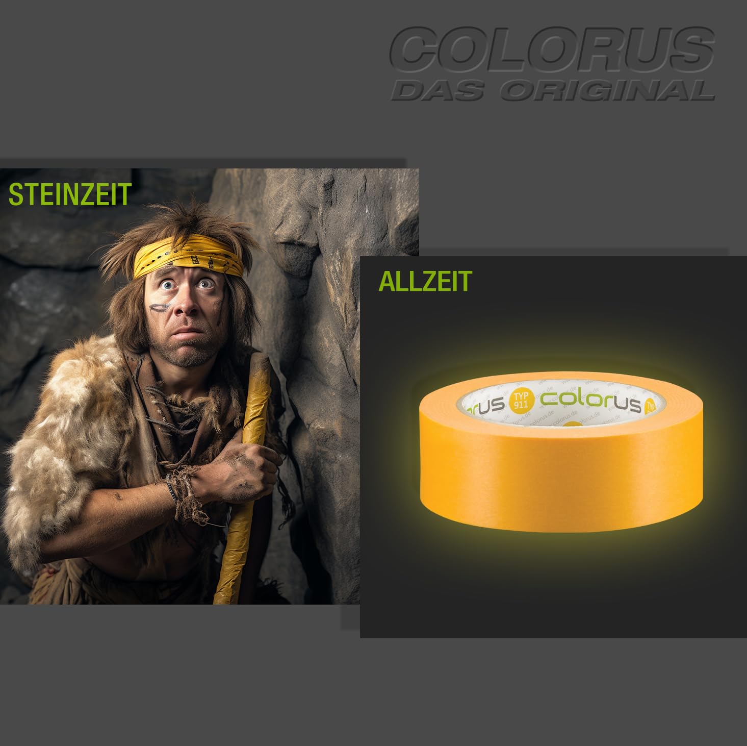 Colorus 3 x Profi Maler-Goldband Soft Tape | Maler Abklebeband 50 mm x 50 m UV beständig | Klebeband für gestochen scharfe Farbkante | Lackierband Lackier-Klebeband Lack-Abdeckband 8