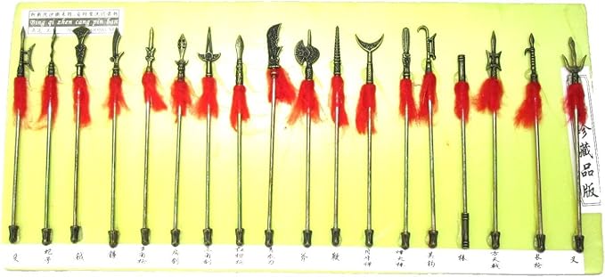 Amazon 三国志 偃月刀 方天戟 蛇矛 中国古代武器 18種セット フィギュア ドール 通販