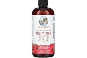 MaryRuth Organics Multivitamin for Women, Men & Kids | Liquid Morning Multivitamin | Vitamin A C D E B6 B12 Biotin Zinc | Beauty | Vegan | Non-GMO | Gluten Free | 15 Servings