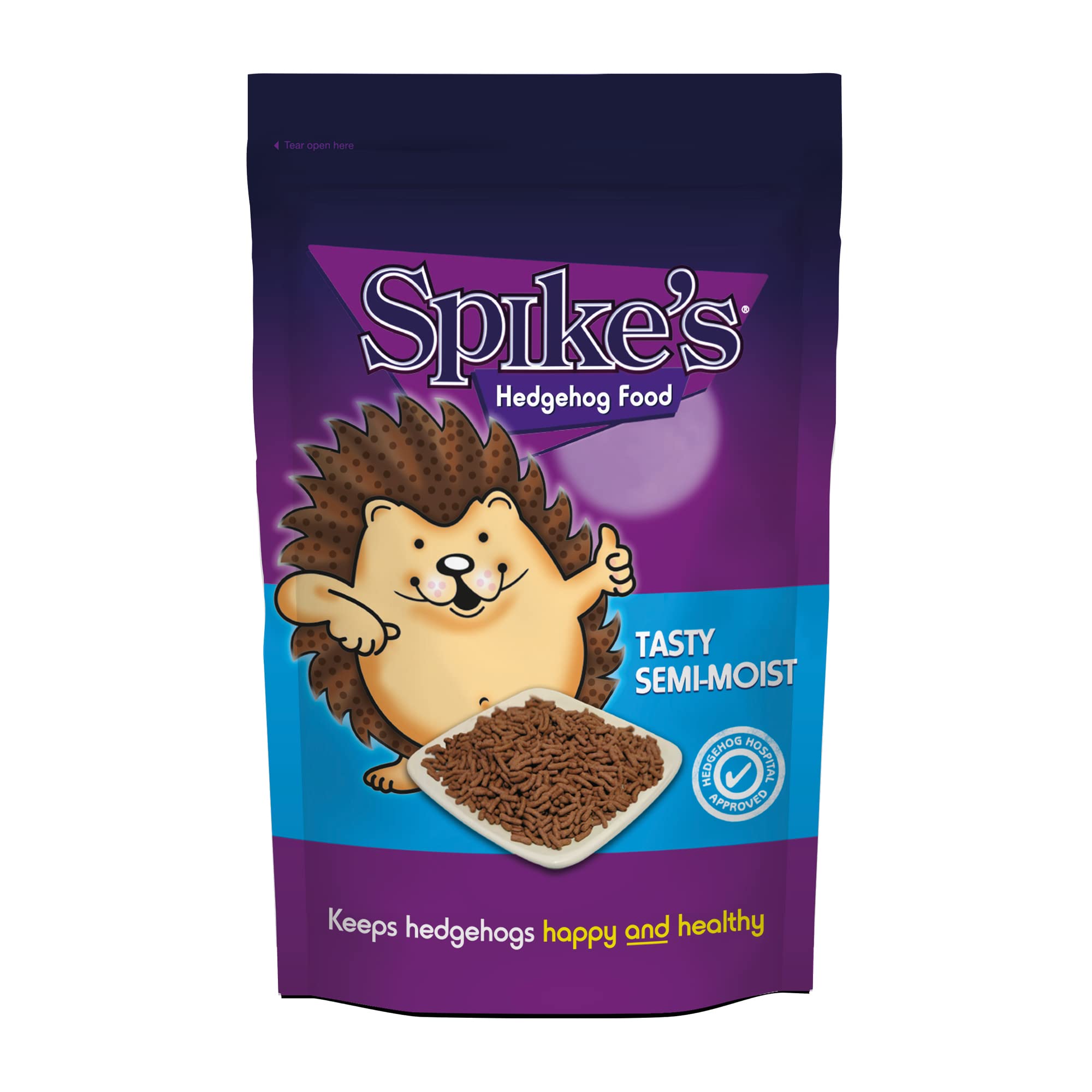 Spike's | Hedgehog Food, Tasty Semi-Moist | Nutritious, with Fresh Chicken | Made in the UK (1.3kg)
