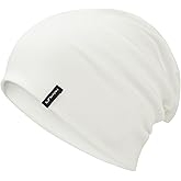 HAMUNI Slouchy Beanie for Women Men Soft Cotton Chemo Hats Double-Layer Warm Beanie Cap for Daily Wear & Transitional Seasons