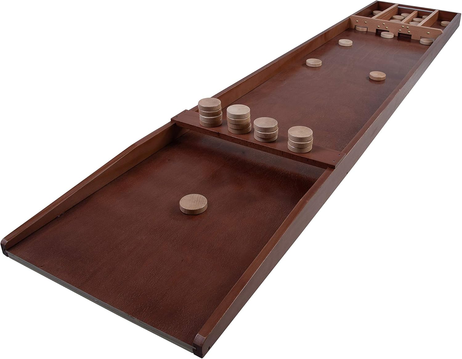 Longfield Games shuffleboard game with 30 discs 200 x 41 cm Amazon.co