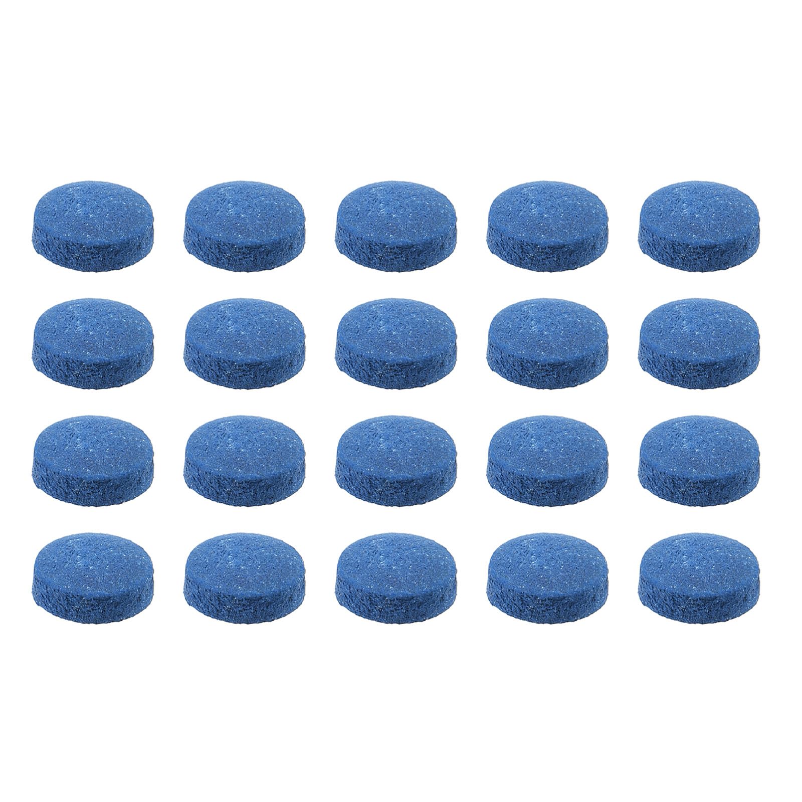 M METERXITY 50 Pack Pool Cue Tips - Billiard Cue Replacement Tip, Wear-resistant, Apply to Pool Cues/Snooker (10mm Dia, Blue)