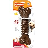 Nylabone Power Chew Dental Groove Bone Dog Chew Toy, Flavor Medley, X-Large | Teeth-cleaning textures, durable dog toys for aggressive chewers, discourages destructive chewing, for dogs 50+ lbs